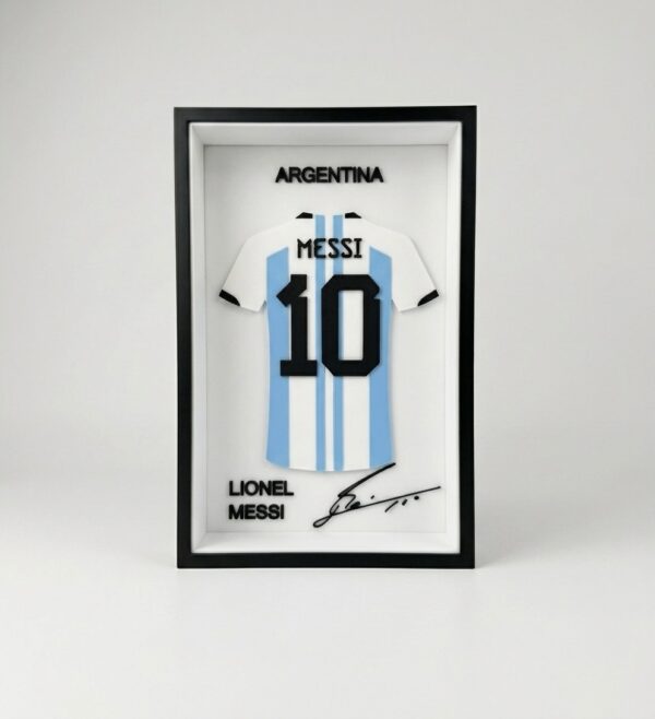 IMG_1730 Lionel Messi #10 – 3D Printed Argentina Jersey Frame