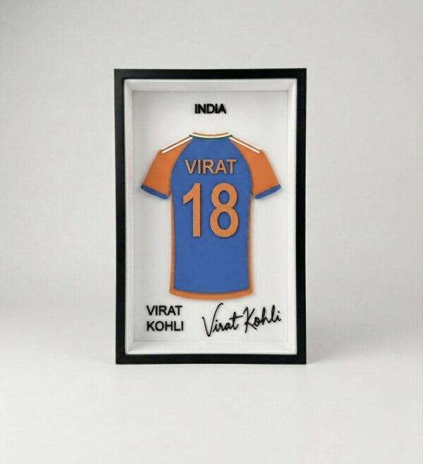 IMG_1733 Virat Kohli #18 – 3D Printed Jersey Frame