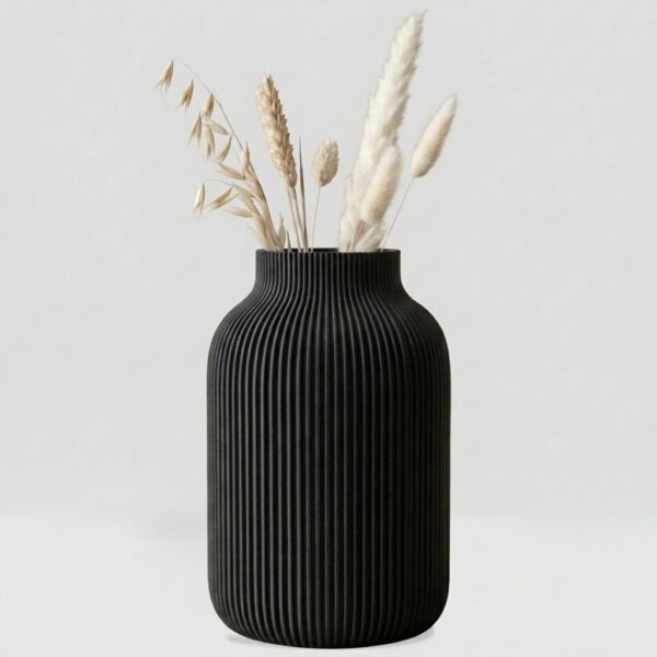 IMG_1737 Stratos Pillar Vase – 3D Printed Minimalist Fluted Decor