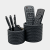 Woven Rope Multi-Purpose Desk Organizer & Remote Caddy