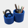 Woven Rope Multi-Purpose Desk Organizer & Remote Caddy
