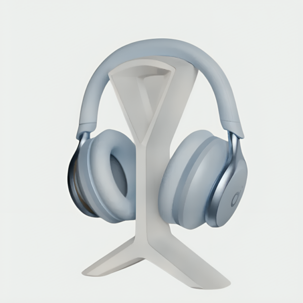 headphone2 Apex Geometric Headphone Stand – 3D Printed Modern Desk Stand