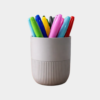 pen holder 2 Modern Minimalist 3D Printed Pen & Pencil Holder Cup